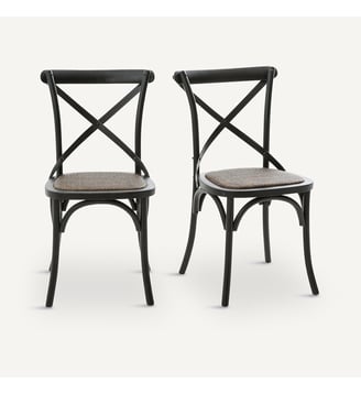 Lot de 2 chaises - AM.PM - Noir
