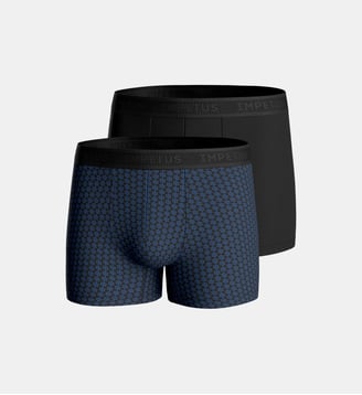 Pack 2 boxers en Coton - Impetus - Bleu