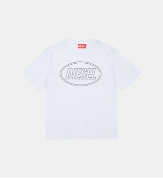 T-shirt avec logo - Diesel Kids - Blanc