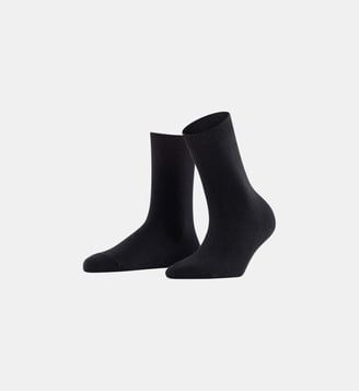 Chaussettes Cosy Wool Laine - Falke - Noir basic