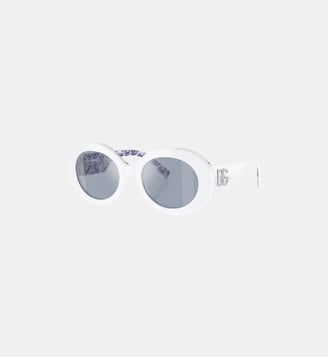 Lunettes de soleil Ovale DG4448 - Dolce & Gabbana - Bleu clair