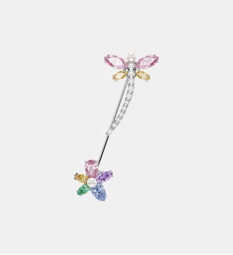 Broche Ariana Grande x Swarovski, Libellule, Métal rhodié - Swarovski - Multi colored et rhodium plated