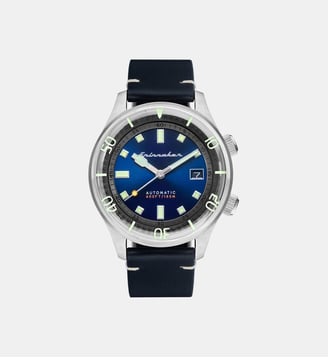Montre automatique Bradner Bleu SP-5062-03 - Spinnaker - Argenté