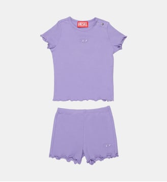 Combinaison de sport avec logo - Diesel Kids - Violette