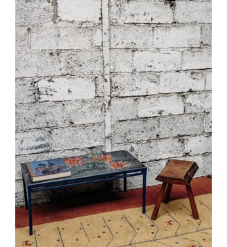 Table basse en céramique Ida N°13- Produit chiné - Debongout - Noir