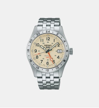 Montre automatique Sport Beige HDB002K1 - Seiko 5 - Argenté