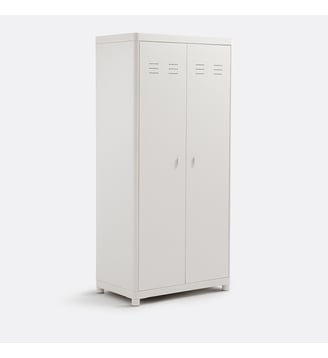 Armoire 2 portes, métal acier - La Redoute Interieurs - Galet