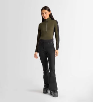 Sous pull negam col montant - Fusalp - Moss green et noir