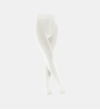 Collant Family Coton Opaque - Falke - Blanc cassé