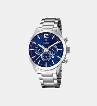 Montre Timeless Bleu F20343/7 - Festina - Argenté