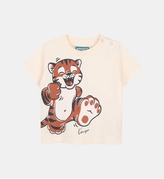 Tee-shirt manches courtes - Kenzo Kids - Pale trench