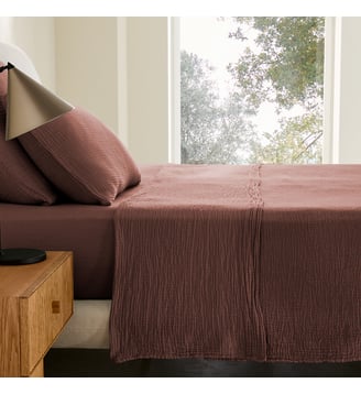 Drap plat en gaze de coton biologique AM.PM