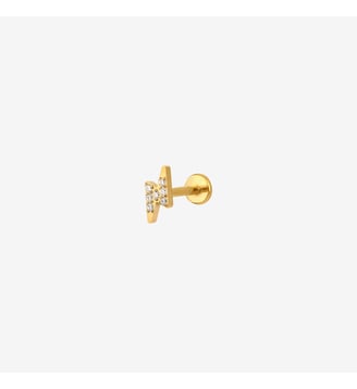Piercing plat torn - candy - Caroline Najman - Blanc