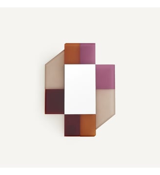 Miroir en acrylique, hauteur 60 cm - AM.PM - Multicolore