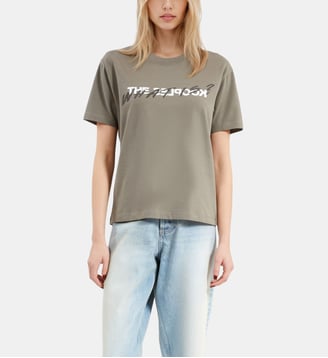 T-shirt manches courtes What is - The Kooples - Kaki