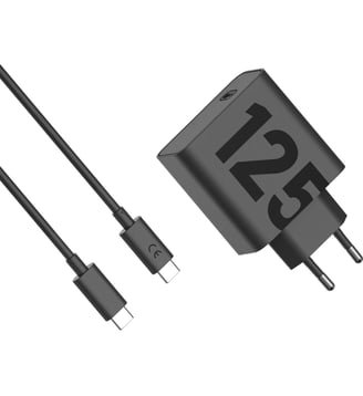Chargeur + câble 125W Noir - Motorola - Noir