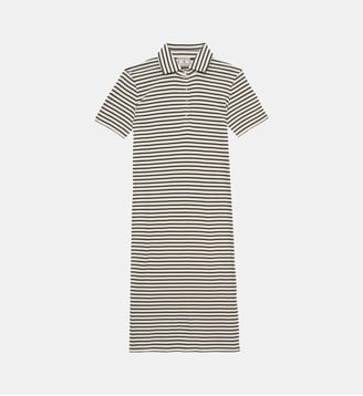 Robe Romane en coton - Ines de la Fressange Paris - Bleu