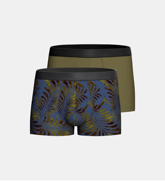 Pack 2 Boxers d'homme en Lyocell - Impetus - Vert