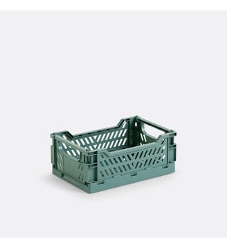 Malle/cagette pliable 25,5x16,5 cm - La Redoute Interieurs - Sauge
