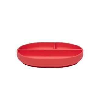 Assiette en silicone pour bébé - OYOY - Rose