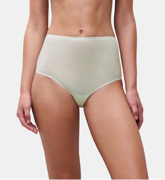 Culotte taille haute seconde peau - Chantelle - Vert céladon