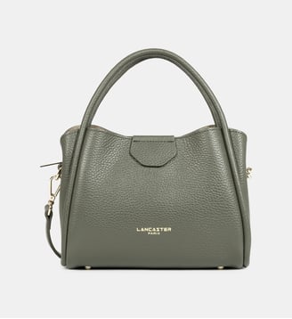 Sac à main Ida signature - Lancaster - Kaki fumé
