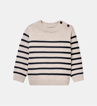 Pull rayé  - Coton biologique Cyrillus