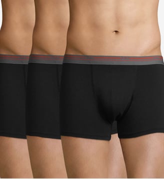 Lot de 3 Boxers Coton - Dim - Noir