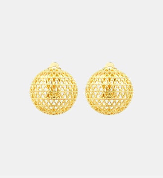 Boucles d'oreilles clips   - Betty - Satellite - Doré