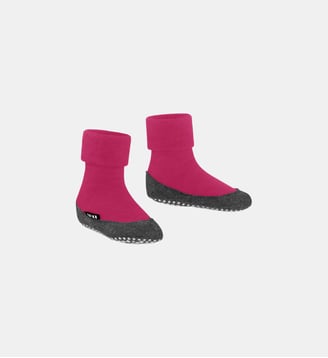 Chaussons Cosyshoe Teens Laine Vierge - Falke - Fuchsia