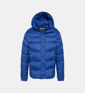 Doudoune à capuche - Schott - Bleu royal