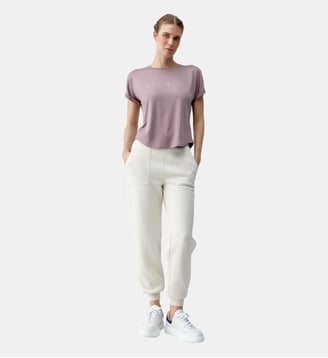 T-shirt de sport Azami Manches courtes - Born Living Yoga - Rose bois