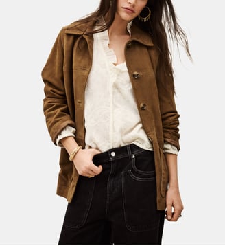 Veste droite Mario - Ba&sh - Cognac
