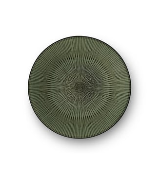 Assiette dessert 20 cm (lot de 6) - Hypnose - Médard de Noblat - Vert kaki