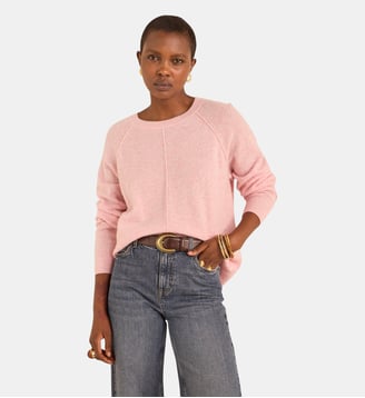 Pull À Manches Longues En Cachemire Ary - Maison 123 - Rose poudré