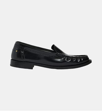 Mocassins En Cuir À Tannage Végétal - Vanessa Bruno - Noir