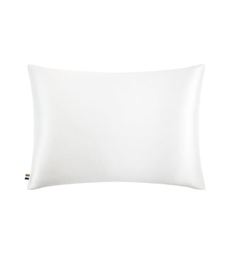Taie d'oreiller en soie - Boss Home - Blanc