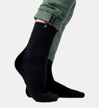 Chaussettes en laine - Billybelt - Noir