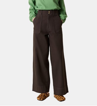 Pantalon Prag PLN - Leon & Harper - Carbone