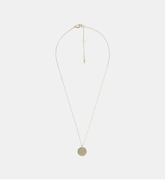 Collier chaine avec pendentif - Fossil - Doré