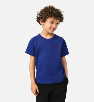 T-shirt en coton Ami de Coeur - AMI Paris - Bleu roi