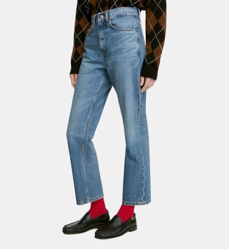 Jean droit à 5 poches - Sandro - Bleu jean