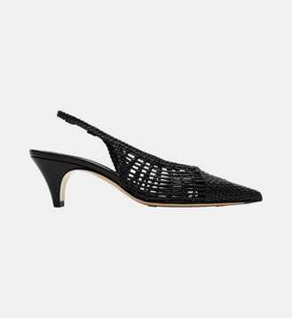 Mella - Slingback En Cuir Nappa Noir - Parallèle - Noir