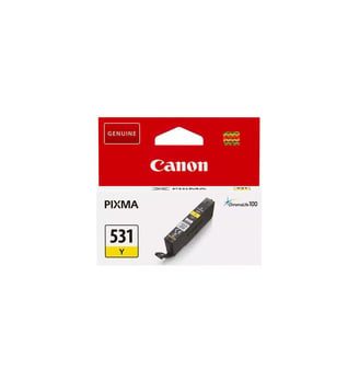 Cartouche d'encre Originale CLI-531 Jaune (Yellow) Standard - 5970C003 - Canon - Jaune