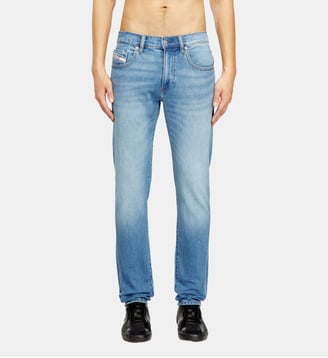 Slim Jeans Regular Waist 2019 D-Strukt - Diesel - Bleu clair