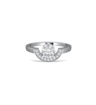 Bague Intrépide petit arc 1 carat pavée Loyal.e Paris
