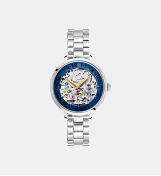 Montre automatique Automatic Argenté, Bleu foncé 141K661 - Pierre Lannier - Argenté