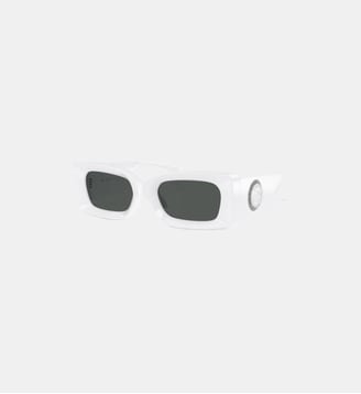 Medusa Medallion Sunglasses - Versace - Blanc