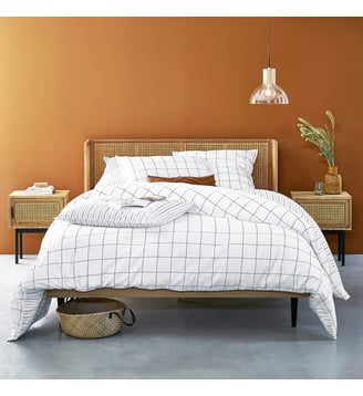 Housse de couette coton lavé Monille La Redoute Interieurs