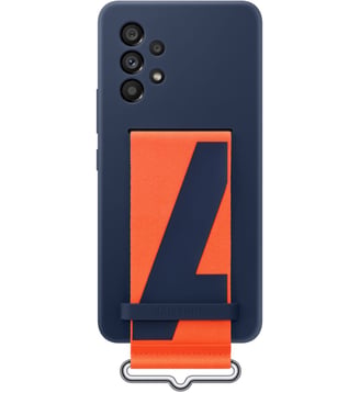 Coque A53 Silicone avec Laniere bleu - Samsung - Bleu